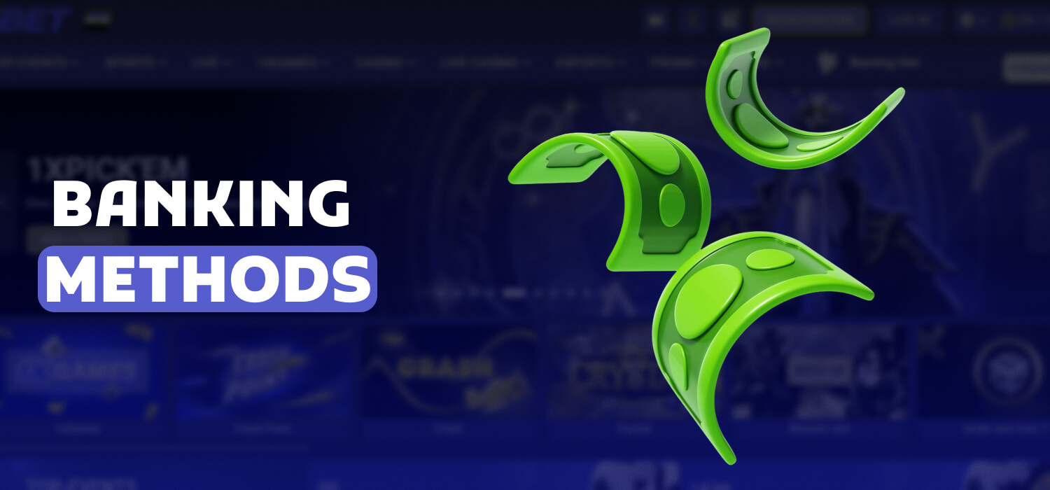 banking methods at casino